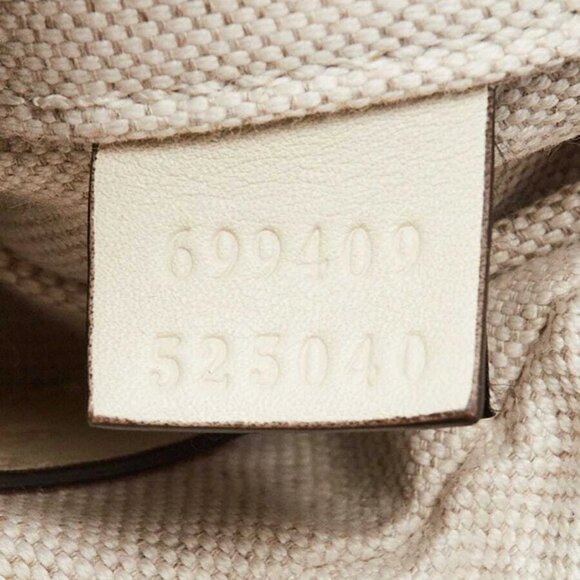 Gucci White Leather Vintage Web Small Attache Crossbody Bag - Picture 12 of 12